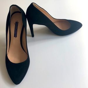 Ralph Lauren Collection, Black Suede Heels
